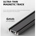 Μαγνητική Ράγα Οροφής 48V Slim Μαύρη 2m Inlight TR008